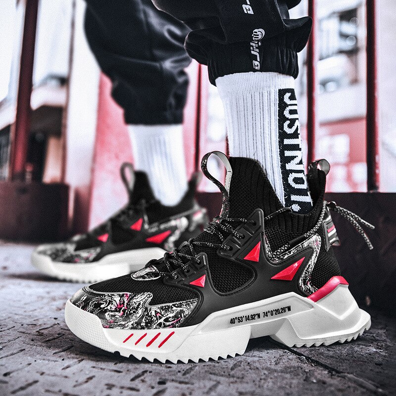 Sepatu-Pria-Sneakers-Pria-Sepatu-Mewah-Tenis-Sepatu-Kasual-Pria-Sepatu-Balap-Off-Putih-Sepatu-Kasual-2